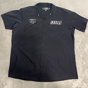 Great Condition XL Buell Mechanic Short Sleeve Button